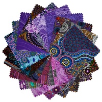 Dreamtime 5" PURPLE Fabric Pack (40) - Aboriginal design Fabric