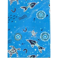 Aboriginal Wrapping Paper - Dolphin & Sea