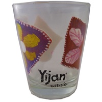 Yijan Aboriginal Shot Glass - Waterlillies