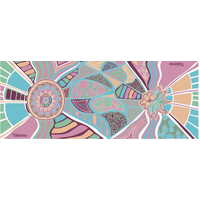 Yakinno Gunditjmara Dreaming Aboriginal Art MODAL Scarf (170 x 70) - Road to Freedom