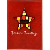 Better World Aboriginal Art Christmas Decoration Card - Puli Puli Stones