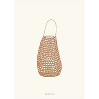Paperbark Prints Ready-to-Frame A4 Print - Dilly Bag (Raw)
