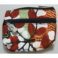 Yijan Aboriginal Art 2 Zip Keychain Coin Purse - Bush Cucumber