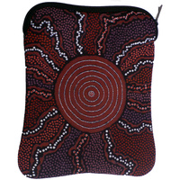 Yijan Aboriginal Art Neoprene iPad Cover - Fire N Water