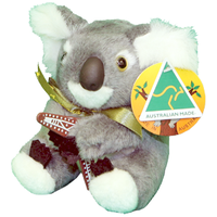 Australia Made Traditional Plush Toy - Koala (7&quot;) with Boomerang