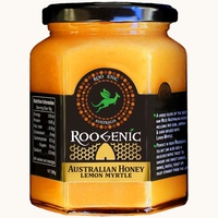 Roogenic Australian Honey/Lemon Myrtle (380g Glass Jar)