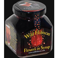Wild Hibiscus Flowers in Syrup  (250g)