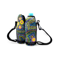 Bunabiri Aboriginal Art Neoprene Water Bottle Cooler - Seven Sisters Dreaming