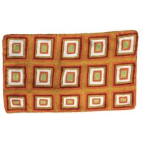 Iwantja Aboriginal Art Chain-stitch Cushion Cover (30x50) - Mary Brumby