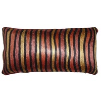 Warlukulangu Aboriginal Art Chain-stitch Cushion Cover (30x50) - Magda Curtis