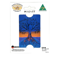 Tobwabba Aboriginal Art Flexi Fridge Magnet - Ngapigan &amp; Ngaya (Grandmother &amp; Mother)
