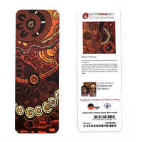 Better World Aboriginal Art Paper Bookmark - Hailstorm Dreaming