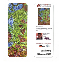 Better World Aboriginal Art Paper Bookmark - Bushfire Dreaming