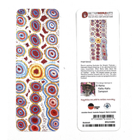 Better World Aboriginal Art Paper Bookmark - Mingkiri Tjukurpa