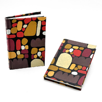 Handmade Aboriginal Art Paper RULED/LINED Notebook - Puli Puli Stones