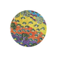 Koh Living Aboriginal Art Ceramic Coaster (Single) - View of Country