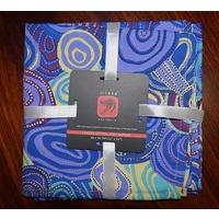 Jijaka Aboriginal Art Napkin Set (4) - Firestones Purple