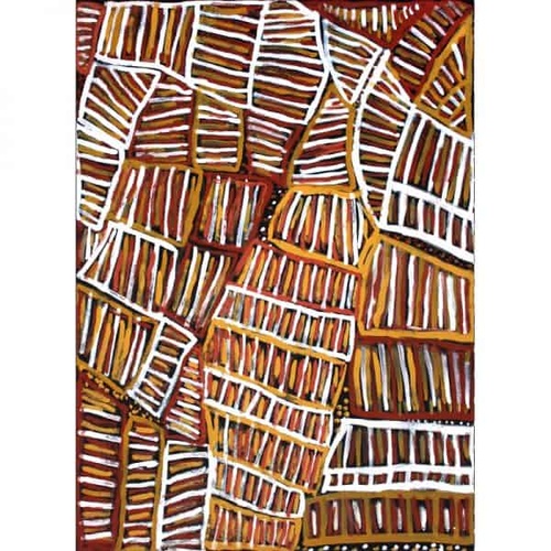Better World Aboriginal Art Giftcard/Env - by Jane Margaret Tipuamantumiri Munupi