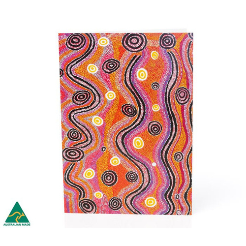 Warlukurlangu Aboriginal Art Giftcard - Fire Dreaming