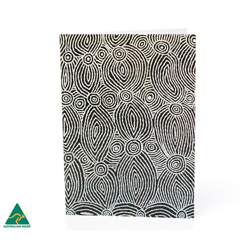 Warlukurlangu Aboriginal Art Giftcard - Mina Mina Dreaming