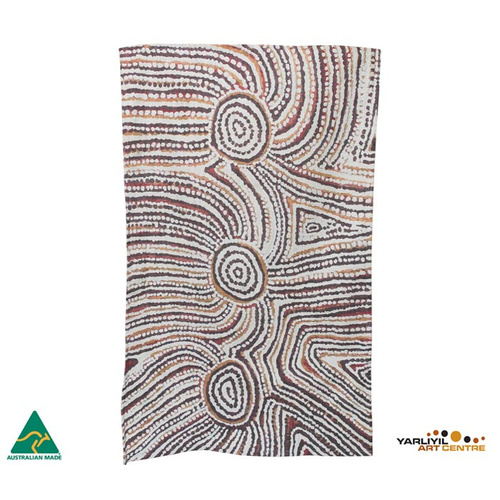 Yarliyil Aboriginal Art Australia Made Teatowel - Rock Holes
