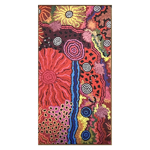 Better World Aboriginal Art Magnetic Bookmark - Family Travelling