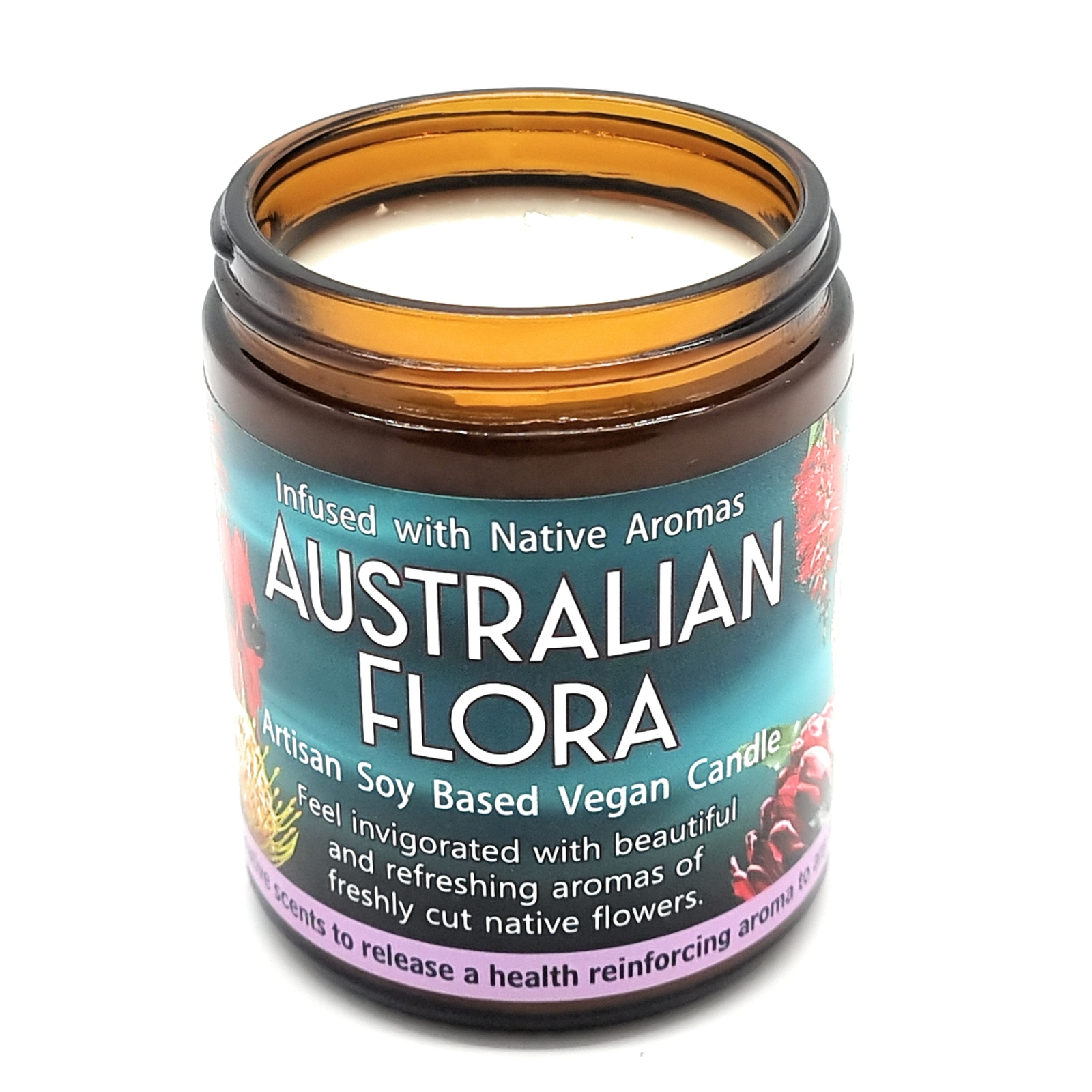Native Soy based Vegan Candle Jar (160g) Australian Flora