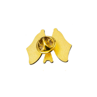Aboriginal/TSI X Flag Metal Badge 