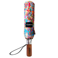 Utopia Aboriginal Art Folding Umbrella - Bush Medicine