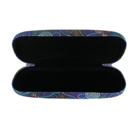 Chernee Sutton Aboriginal Art Hardcover Glasses Case - Lily Pily