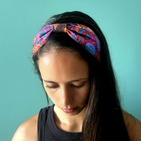 Seven Sisters - Better World Aboriginal Art Organic Cotton Headband