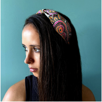 Celebration Of Life - Better World Aboriginal Art Organic Cotton Headband