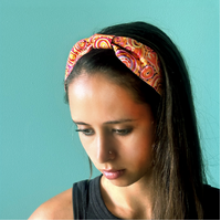 Ramindjeri Water Dreaming - Better World Aboriginal Art Organic Cotton Headband