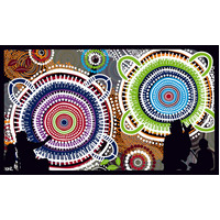 Dezigna Aboriginal Art Lanyard [DOUBLE CLIP- For Our Elders 