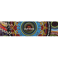 Our Ways - Dezigna Aboriginal Art Lanyard [DOUBLE CLIP]