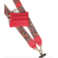 Koh Living Aboriginal Art Mobile Phone/Coin Purse Lanyard - Pilbara Creeks