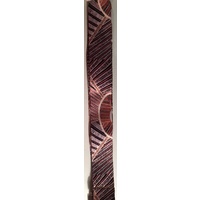 Munupi Aboriginal Art Lanyard - Kulama (Brown)