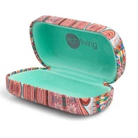 We Are One Travel Essentials Hard Shell Case [9cm x 4cm] - Koh Living Aboriginal Art