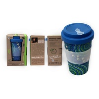 Bunabiri Bamboo Fibre Enviro Travel Coffee Mug (400ml) - Wet Season