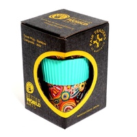 Aboriginal All Natural Bamboo Eco Travel/Coffee Mug (480ml) - Ngarrindjeri Country