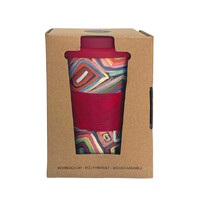 Aboriginal All Natural Bamboo Eco Travel/Coffee Mug (450ml) - Untitled