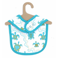Muralappi Dreamytime Aboriginal design Cotton Baby Bib - Yalnga the Turtle