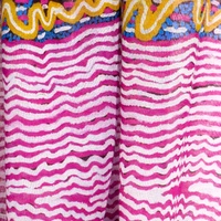 Better World Aboriginal Art - Muslin Wrap - Rainbow Serpent