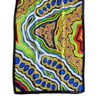 Hogarth Arts Aboriginal design Polyester Chiffon Scarf - Emu Dreaming