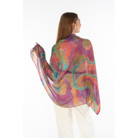 Koh Living Aboriginal Art Modal Scarf (172cm x 102cm) - Pilbara Creeks