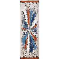 Outstations Polyester Chiffon Scarf - Bush Roots [Colour: Red]