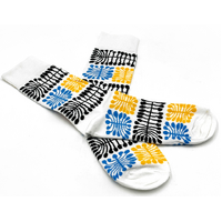 Better World Arts Men's Cotton Socks - Watiya Tjuta Tree