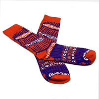 Better World Arts Men's Cotton Socks - Two Dogs Dreaming