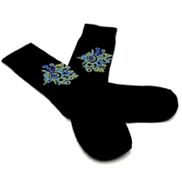 Better World Arts Men's Cotton Socks - Pikilyi Jukurrpa