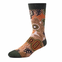 Spencer Flynn MEN'S Aboriginal Art Socks - Bush Storm